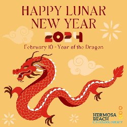 Happy Lunar New Year 2024 - February 10 - Year of the Dragon